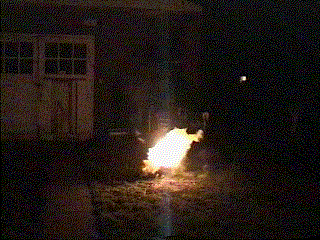 Burning Acetate in my back yard.