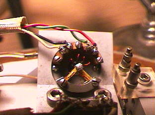 Cutterhead with coil installed